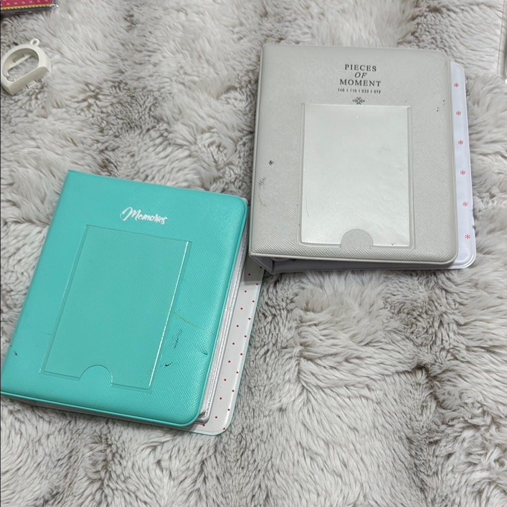 Gray and Teal Photo Albums
